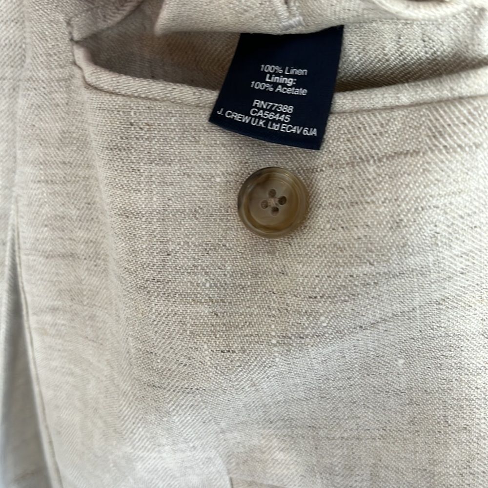 J.Crew Linen Jacket - Picture 9 of 10